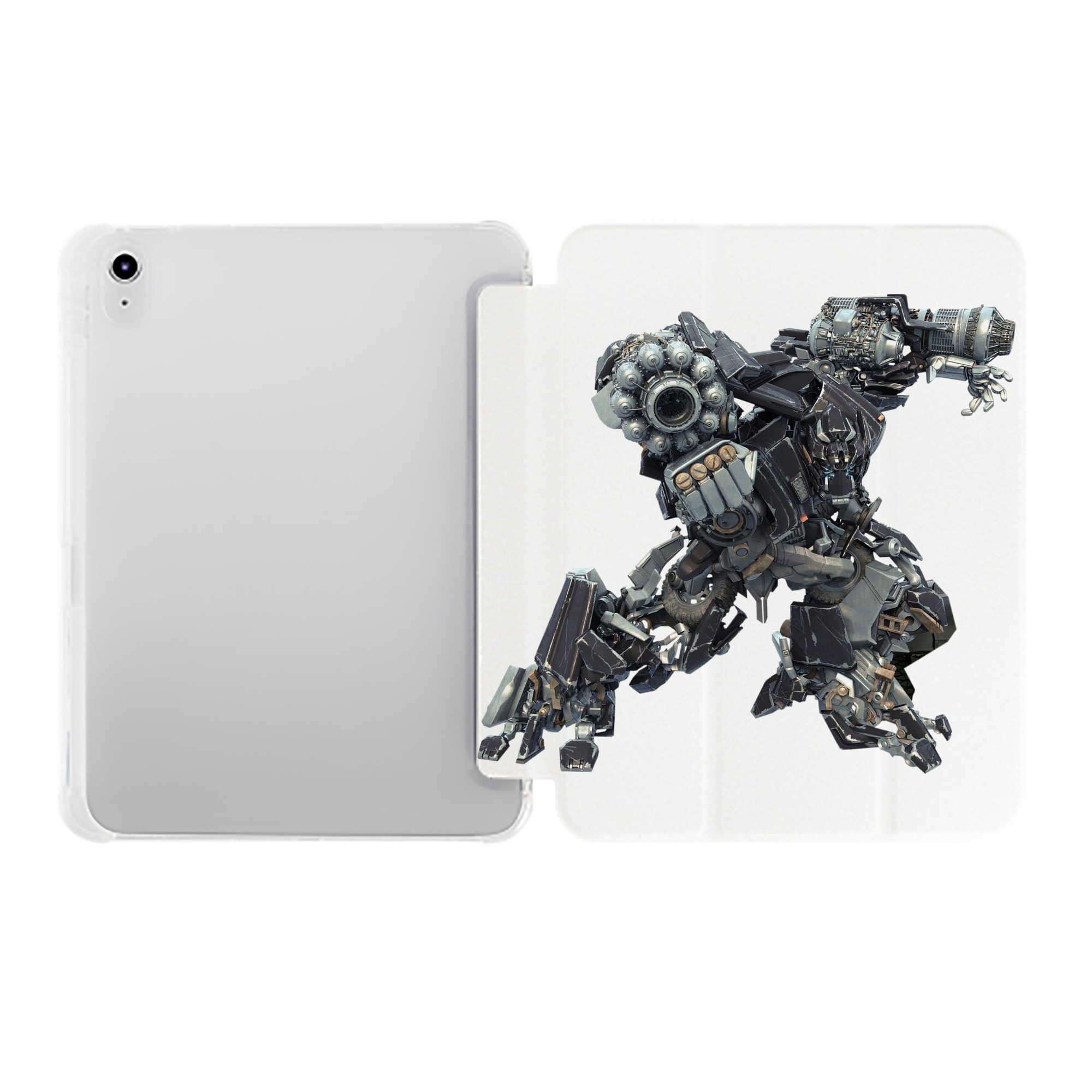 （画像用）  IPad ケース ペン収納付き 三つ折りスタンド PUレザー×シリコン 対応機種9.5/10.5/10.9インチ